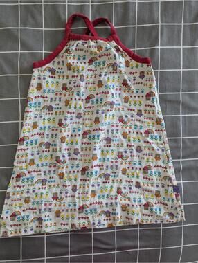 Little Bird rainbow house toadstool dress